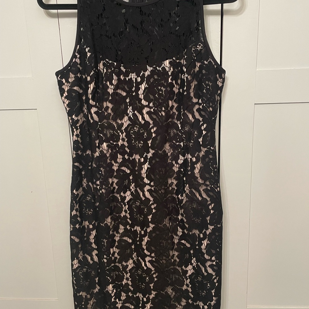 White House Black Market Black Lace Dress